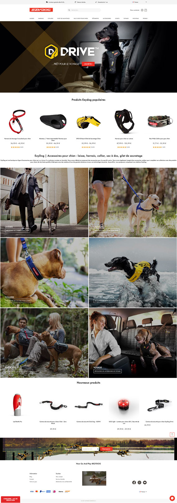 EzyDog : Des Accessoires Innovants et de Haute Qualité pour Tous les Chiens