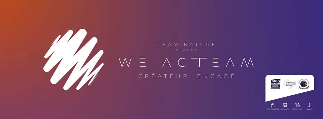 Creation site internet WE ACTEAM – Team Building & Incentive Nice