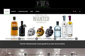 Création site internet Premium Wanted Spirits